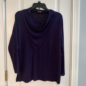 Simply Vera Vera Wang Purple Cowl Neck Sweater